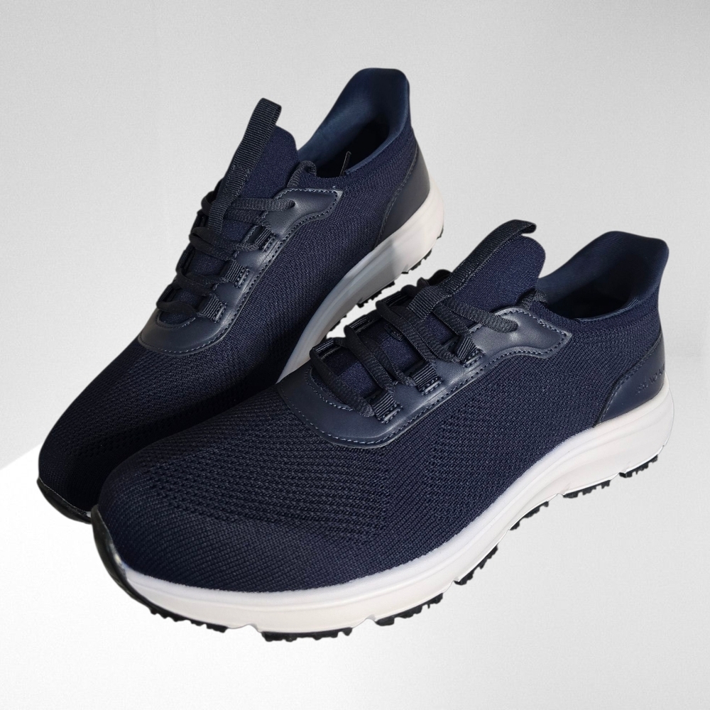 Bruno Marc Men’s Navy Mesh Sneakers – Size 10.5 (Brand New)